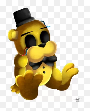 Fnaf Clipart Golden Freddy Clipart - Fnaf 2 Golden Freddy Fanart ClipartFlare.com 