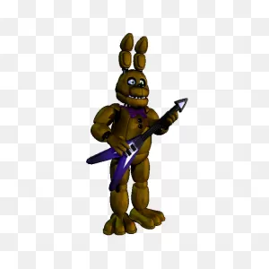 Fnaf/c4D) Spring Bonnie (Fnaf 1 Style) By Fernandiux2018 On 