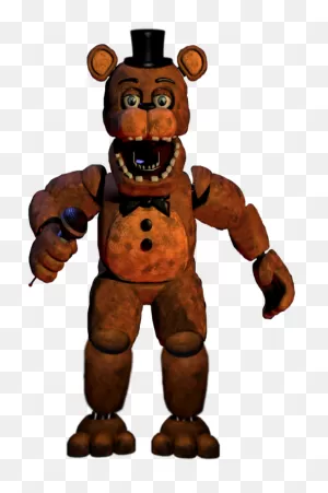 Unwithered Freddy By Sammy2005 - Fnaf 2 Withered Freddy Clipart ClipartFlare.com 