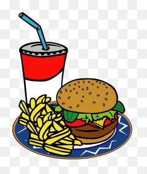 Fast Food, Menu, Sample Double Burger Meal Clipart. Free Download ClipartFlare.com 
