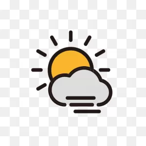 Fog Foggy Weather Icon - Weather Color