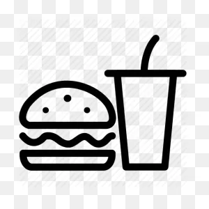 Food Icon Background Clipart - Hamburger, Food, Drink, Transparent ClipartFlare.com 
