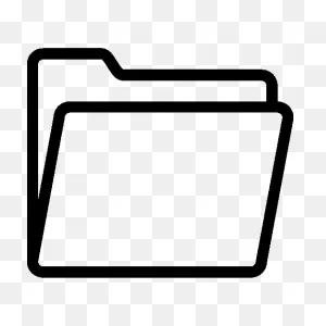 White Folder Icon Png #332230 - Free Icons Library