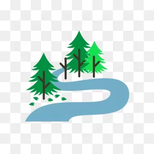 Forestry, Forrest, Oxbow, Pine, River, Trees Icon - Download On ClipartFlare.com 