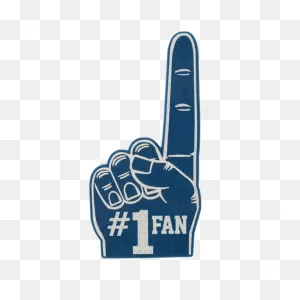 Fan Foam Finger Vector Image - 1990502 | Stockunlimited