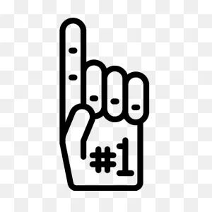 Foam Finger Vector PNG-WebP Icon (3) - Png Repo Free Png Icons