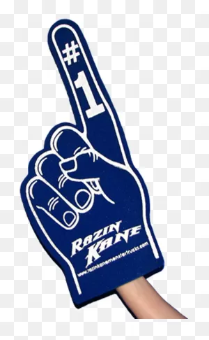 Png Foam Finger Transparent Foam Finger - Foam Finger Clipart ClipartFlare.com 