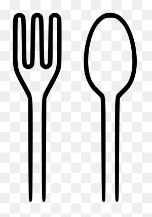 Download Spoon Fork Png - Fork And Spoon Clipart Black And White ClipartFlare.com 