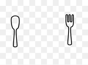 Fork And Spoon Clip Art Black White Clipartfest - ClipartFlare ClipartFlare.com