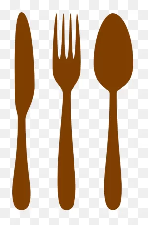Spoon Clipart Brown - Spoon And Fork Clip Art | Full Size Png ClipartFlare.com 