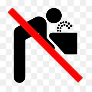 Don T Drink Water Sign - ClipartFlare