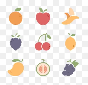 Fruit Icons Free Fruits - Fondos De Pagina Verduras Y Frutas ClipartFlare.com 
