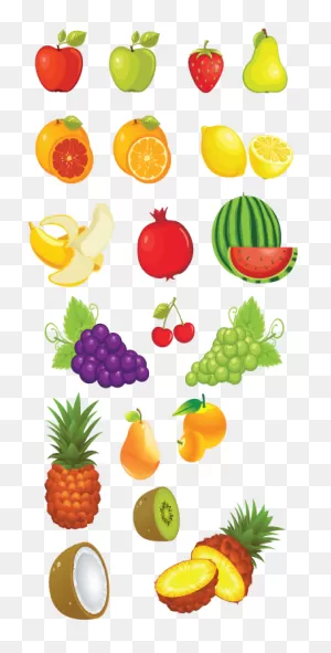Trendy Sticker Varias Frutas With Vinilos Decorativos - Fruit ClipartFlare.com 