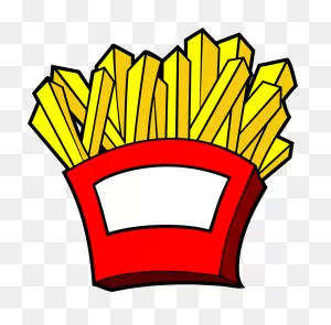 French Fries In A Red Carton Clipart. Free Download Transparent ClipartFlare.com 