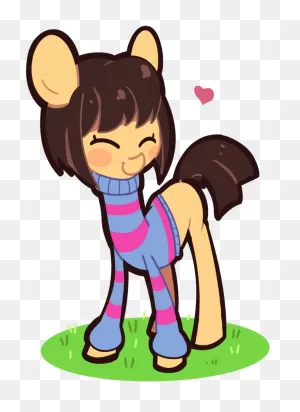 Comments - Undertale Pony Frisk Clipart - Large Size Png Image ClipartFlare.com 