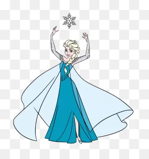 Elsa Clip Art From Frozen | Disney Clip Art Galore