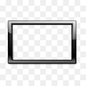 Gloss Transparent Black Frame Vector Clip Art | Free PNG-WebP