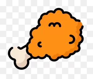 Fried Chicken Free Icon - Chicken - (512X512) Png Clipart Download