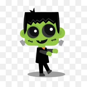 Walking Frankenstein PNG-WebP Scrapbook Cut File Cute Clipart ClipartFlare.com 