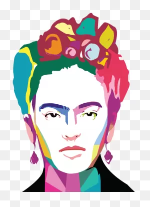 Clip Art Black And White Download Frida Kahlo Createconjuliytani ClipartFlare.com 