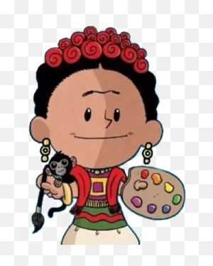 Frida Kahlo | Xavier Riddle And The Secret Museum Wiki | ClipartFlare