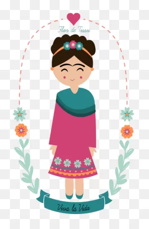 Frida Kahlo Birthday, Beauty Art, Graphic Art, Diy - Frida Kahlo ClipartFlare.com 
