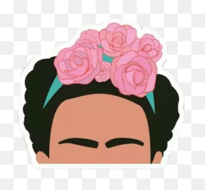 Silueta De Frida Kahlo - (406X375) Png Clipart Download