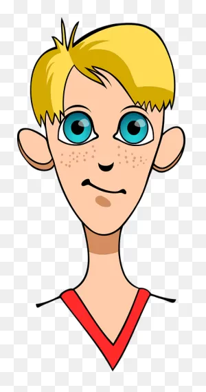 Freckles Teen Blond - Free Vector Graphic On ClipartFlare