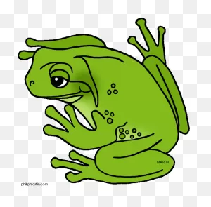 Green Frog Clipart Cool Frog - Green Tree Frog Clipart - (648X638 ClipartFlare.com 