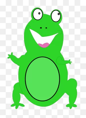 Happy Frog Clipart - Related To Green Colour - Png Download - Full ClipartFlare.com 