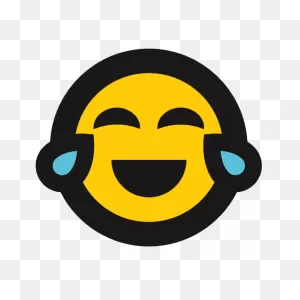 Emoji Funny Laughing Tears Icon - Fat Face