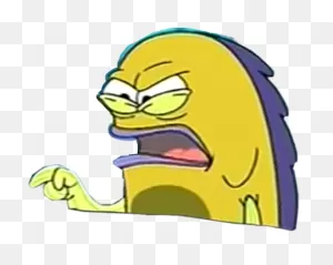 Download Hd Stickers Spongebob Meme Memes Fish Funny Freetoedit ClipartFlare.com 