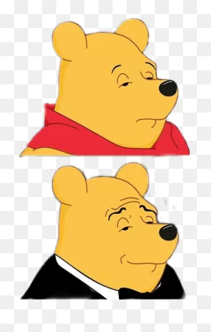 Freetoedit Yellow Bear Meme Funny Sticker By @20Martuks06
