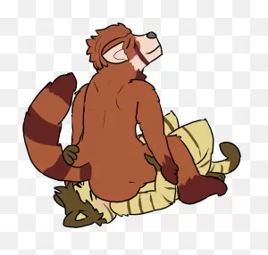 A Musky Jock Finds A Nice Place To Sit - Gay Furry Clipart - Full ClipartFlare.com 