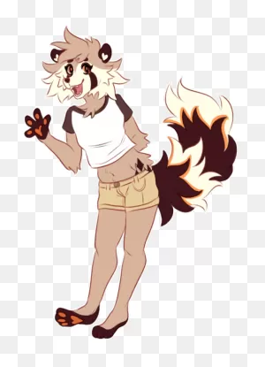 Fursona Raccoon Furry Art Clipart - Full Size Clipart (#5708019 ClipartFlare.com 