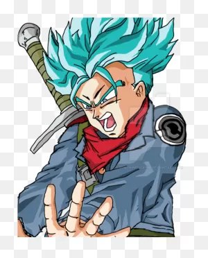 Dragon Ball Super - Future Trunks Super Saiyan Blue - (999X799 ClipartFlare.com 