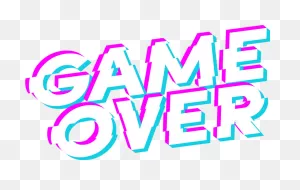 Gaming Game Over Video Game Wall Decal