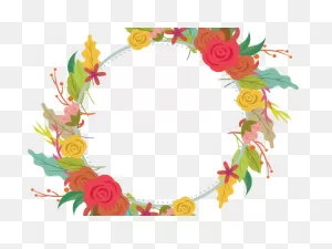 Greek Clipart Garland - Artistic Flower Garland - Png Download ClipartFlare.com 