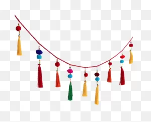 Pom Pom And Tassel Garland