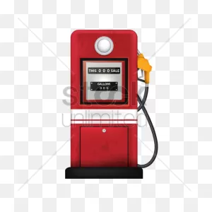Vintage Gas Pump Vector Image - 1944517 | Stockunlimited
