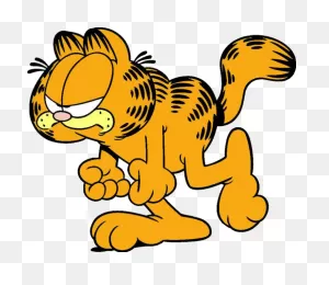 Garfieldandfriends #garfield #angry #comicgarfield - Transparent ClipartFlare.com 