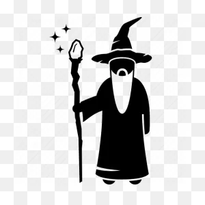 Fantasy, Gandalf, Magician, Medieval, Sorcerer, Staff, Wizard Icon ClipartFlare.com 