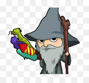 Gandalf Clipart Minimalist - Gandalf Chibi - (640X480) Png Clipart ClipartFlare.com 