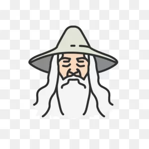 Gandalf, Lord Of The Rings, Old Man, Wizard Icon - Free Download