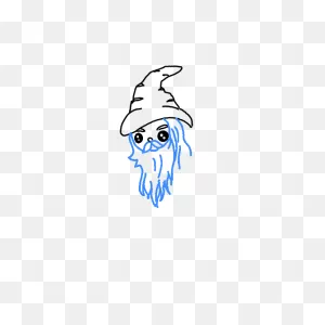 How To Draw Gandalf - Step By Step Easy Drawing Guides - Drawing ClipartFlare.com 
