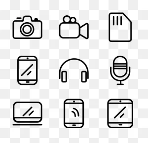 Desktop And Gadgets Assets - Device Icon Png Clipart - Full Size ClipartFlare.com 