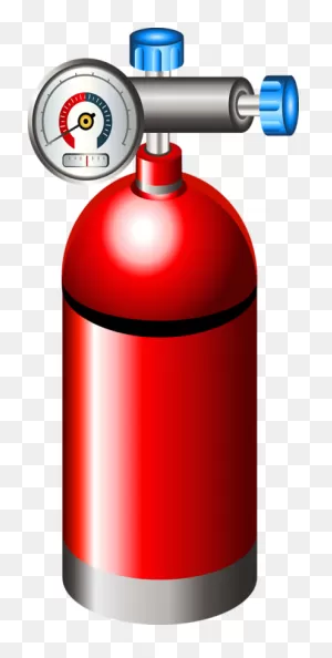 Gas Clipart Oxygen Tank - Oxygen Tank Png Transparent Png - Full ClipartFlare.com 