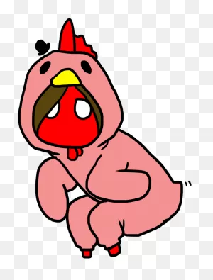 Gang Beasts Crazy By Pin-Eye - Gang Beast Chicken Png - (769X1039 ClipartFlare.com 
