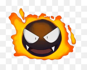 Gastly (Fire Type) | Pokemon By Theunseenmystery On 