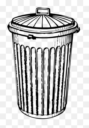 Garbage, Free Illustrations, Container, Waste, Store - Black And ClipartFlare.com 